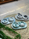 ست جا عودی و جا شمعی سنگی